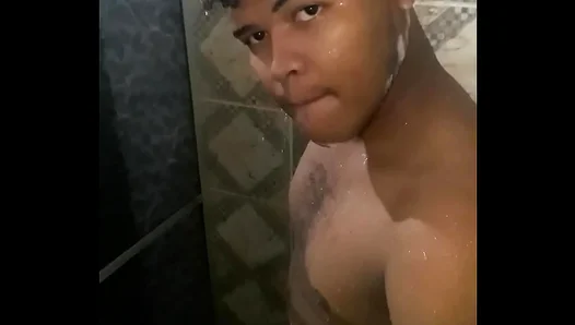 Steamy Teen Throbs with Need, Jamming Massive Cock in Soapy Tub - Solo Gay Fantasies