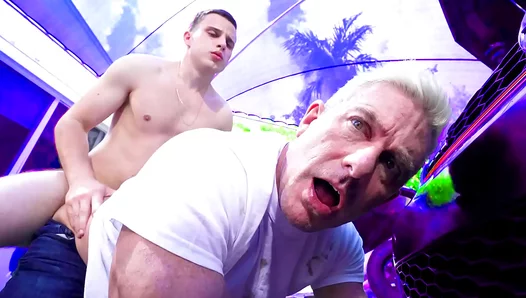 Stepson Takes Charge: Riding Stepmoms Hubby Hard in Raw Anal Threeway - 18+