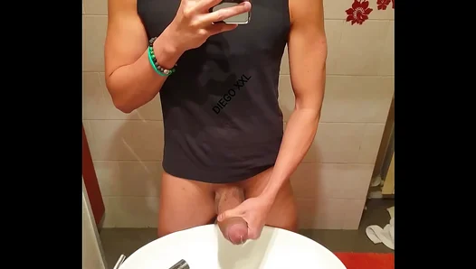 Diegos Throbbing Erection Takes Center Stage in Steamy Solo Masturbation – XXXTapes 18+