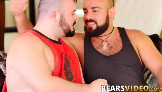 Chubby Stud Bears Down for Intense Rimming and Raw Fucking by His Hungry Lover –