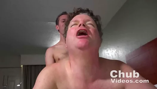 Daddys Powerful Thrusts Stretch and Fill Young Twinks Tight Hole in Sizzling Bareback Sex