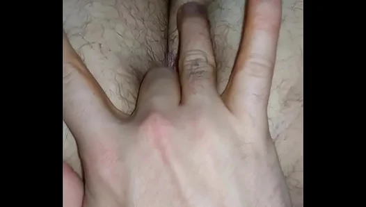 Horny Teens Hairy Hole Gets Violently Pounded by His Own Fingers in Steamy Solo Session –