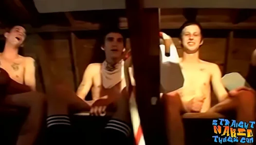Straight Roommates Ignite Lust in Hidden Attic, Frantically Stroke Off Together – XXX