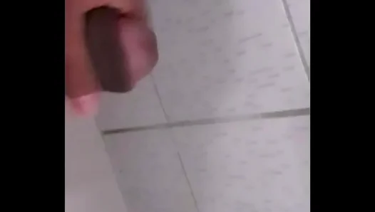 Steamy Stall Surprise: Handsome Brazilian Muscle Drinks Thick Load in Public Restroom -