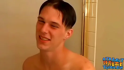 Aarons Big Load Spill: Cumming Hard All Over His Body in X-Rated Solo Fantasies - 18+