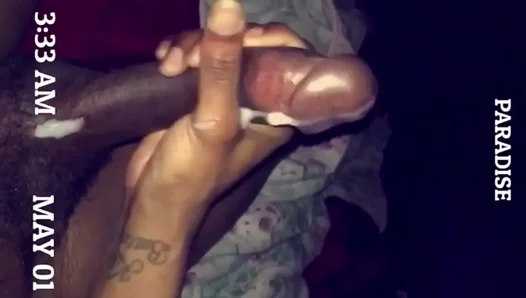 Massive Black Beast Unleashes Thick, Pearly Load in Solo Orgasmic Bliss – HotGayCockScene