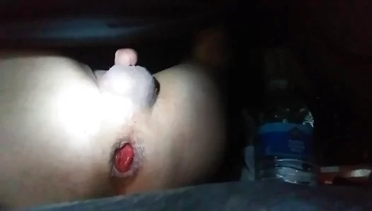 Huge Cucumber Pounds His Hole Brutally, Leaving Ass Wider Than Ever – Raw Gay Anal