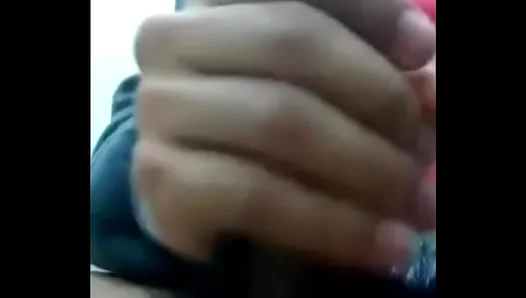 Young Amateurs Thirsty Touch: Smooth Hands Explore Stroke His Own Naked Flesh –