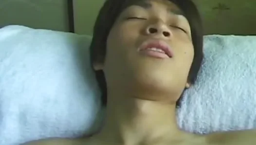 Asian Boys Tight Hole Stretched Wide in Screaming Anal Devastation by Insatiable Shemale
