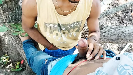 Mango Tree Seduction: Fresh College Cutie Mastering Deepthroat Skills in Steamy Hindi Gay