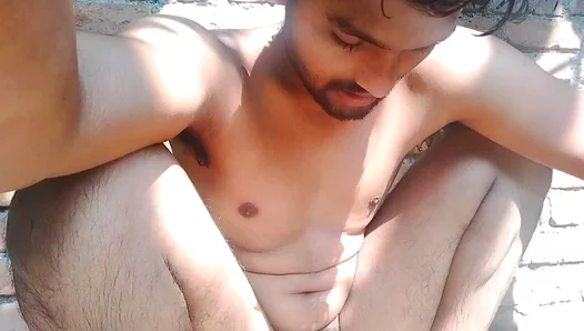 Wild Indian Boys Secret Forest Orgy: Lewd Solo Action Spilled Online – 18+