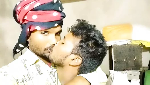 Steamy Brotherly Love: Intense Kisses Ignite Passions in this Scorching Indian Gay