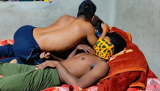 Steamy Threesome Collision: College Twinks Submit to Indian Sissy Masters Muscular