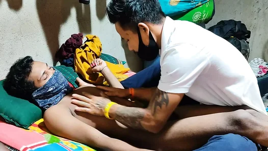 Steamy Indian Threesome Unleashed: Three College Buddies Share Their Hung, Hard Dicks