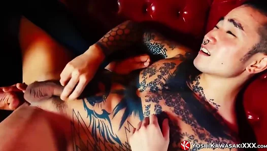 Yoshi Kawasakis Raw Asian Domination: Power Play Pounds Him Deep