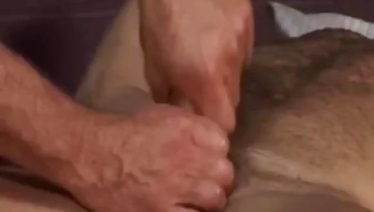 Muscular Hunks Thick Cock Devours His Horny Lovers Throat in Steamy Blowjob