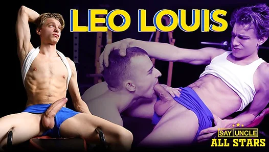 Steamy Studio Session: Handsome Leo Louis Strips Bare for Intense Gay Sex Interviews