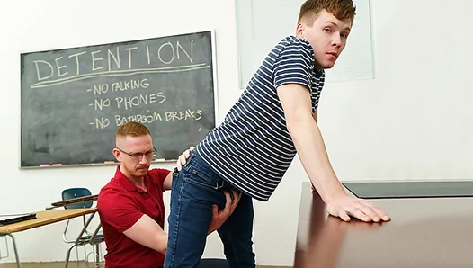 Professor Kayman Punishes Students Aroused Desire on Campus - Intense Gay Discipline Scene