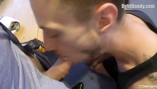 Muscular Twink Bends Over for Rear Punishment Servitude – DebtDandy