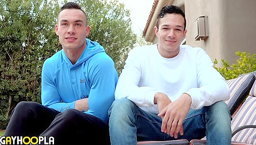 Jayden Marcos Travis Go Wild Together for a Rough GayHoopla 18+ Threesome