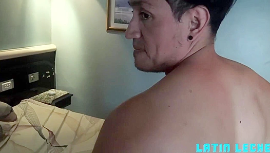 Latin Lover Faces Raging Eruption: Thick Creamy Load Paints His Features