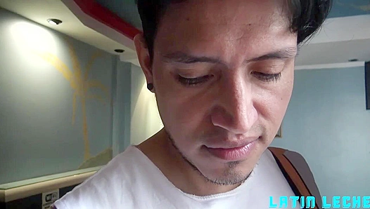 Latin Lover Faces Raging Eruption: Thick Creamy Load Paints His Features