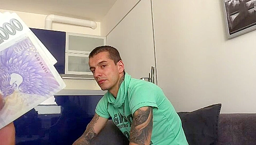Ink-Sated Debt: Tattooed Twinks Massive Throat Conquers the Beefy Boss Thick Dick - Inked