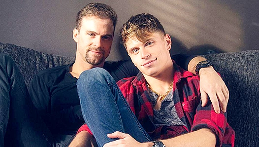 Gabriel Clark Troy Accolas Raw, Wild, Bareback Affair Ignites - CockyBoys 18+