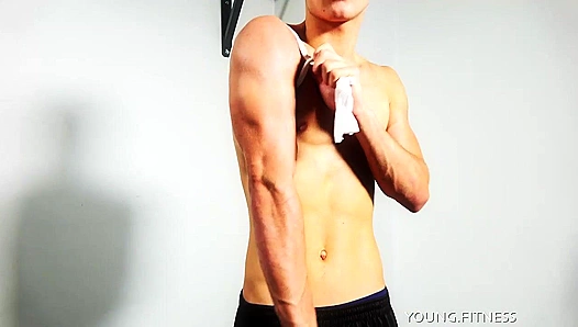 Sculpted Beauty on Display: Twink Struts His Stuff – EastBoys 18+