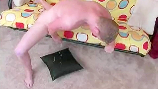 Cute Cuties Steamy Solo Spree: Losing Control to Thrills as Pillows Bounce Around Him -