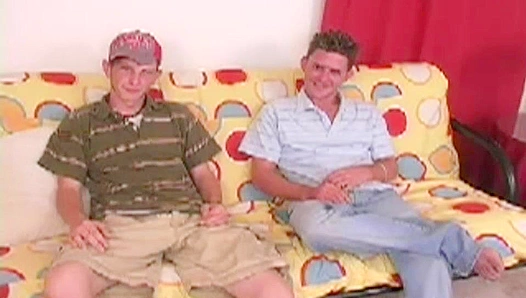 Double Trouble Orgy: Two Hot Dudes Stroke Their Hard-ons in Sizzling Mutual Masturbation