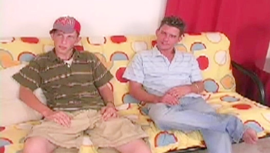 Double Trouble Orgy: Two Hot Dudes Stroke Their Hard-ons in Sizzling Mutual Masturbation