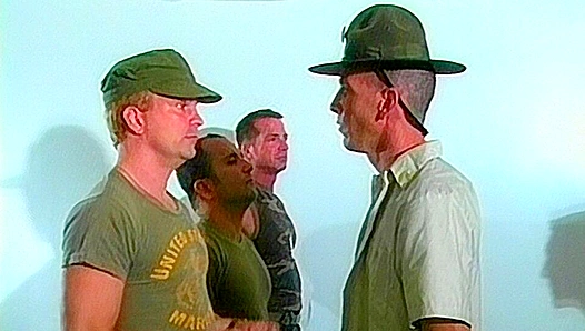 Army Beefcakes Unleash Hung Fists Girthy Dicks in Sizzling Threesome – BonusHunks