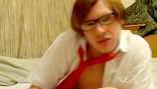 Teen Boys Juicy Solo Show: Throbby Dick Gets Slick Hand Job