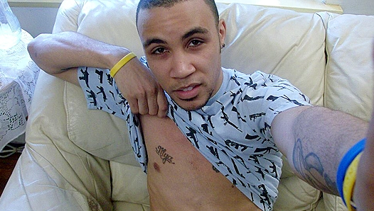 Ripped Tattoos Exposed: Emanuels Muscular Flesh Radiates Raw Masculinity