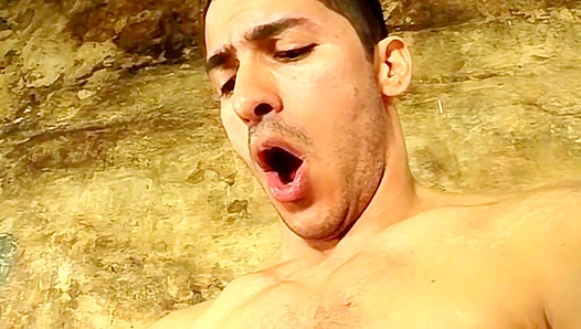 Sizzling Solo After-Shave Orgasm: Latin Hunks Haircut High
