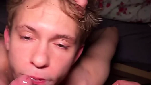 Cute Twink Buddies Get Down Dirty: Sticky Holes Ignite Steamy Rear Play – Part 17