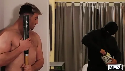 Nate Grimes Satisfies Two Hungry Guys with His Creamy Cum Load – MEN Premium