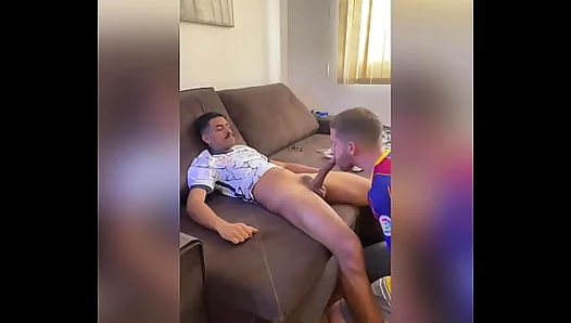 : Hung White Hunks Thick Cock Swallows My Throat - Expert Blowjobs 18+