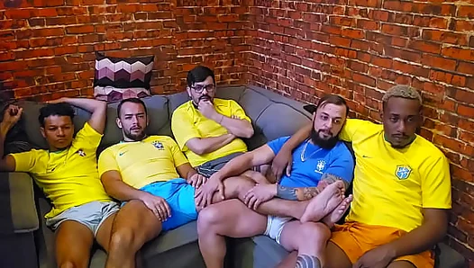 Sweaty Stadium Sex: Athletes Urgent Needs Overwhelm Halftime Restraints – GaySports 18+