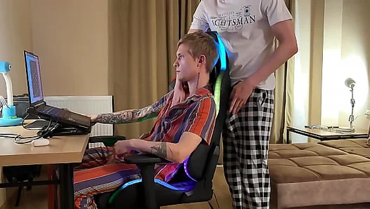Steamy Hookup Ignites Passion: Big Dick Bestie Claims Tight Ass in Lecherous Gay