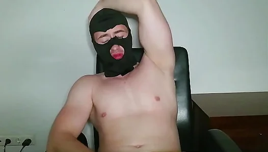 Masked Daddys Carnal Release: Filthy Moans Fill the Air as He Fucks Himself – GayXXX 18+