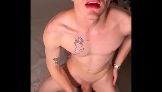 Pleasuring Throbbing Dick with Velvet-Soft Toy: Naughty Gay Fun 18+