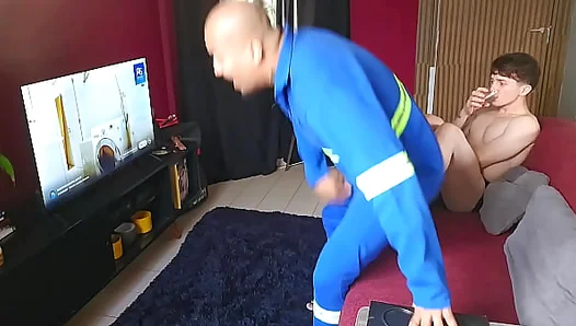 Steamy Gay Encounter: Naughty Playtime with a Hunky, Sexually Charged Partner Awaits