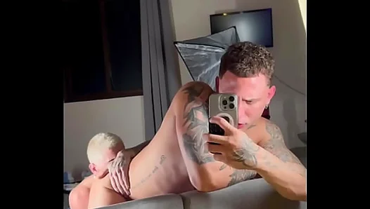 Tattooed Toy Takes My Cock Deep, Milking Every Drop Inside – GayPornHub 18+