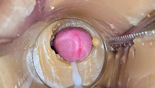 Squirting Orgasm: Thick Creamy Load Fills a Fleshlight in Explicit 4K POV