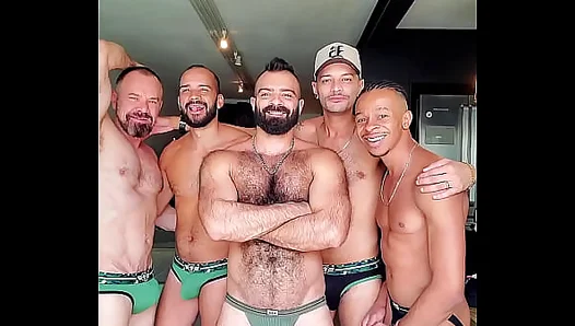 Laughter Turns to Lust: Relaxed Friends Surprise 18+ Gang Bang Busting