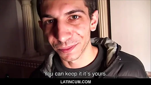 Naughty Latino Teens First Gay For Pay Fuck -- Lapping Up Thick Load From Hung Filmers