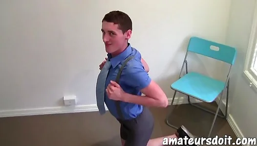 Young Juiced: Slim Lads Thick Cock Gets Aroused Then Unleashes Hot Load – AmateursDoIt 18+