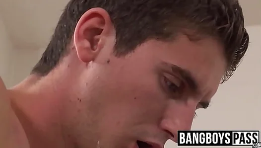 Blonde Studs Intense Bareback Ride Ends in Messy Facial – Steamy Gay Action